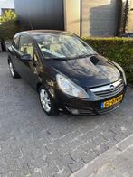 Opel Corsa 1.2 16V 3D 2009 Zwart, Auto's, Voorwielaandrijving, 450 kg, 1229 cc, Zwart