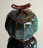 Prachtige urn van keramiek met geglazuurde beschildering, Antiek en Kunst, Antiek | Keramiek en Aardewerk, Ophalen of Verzenden