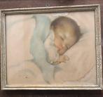 Vintage Bessie Pease Gutmann Print - Een stukje hemel, Ophalen of Verzenden, Voor 1940, Gebruikt