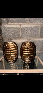 Bronzen Granaat Vazen - Set van 2, Huis en Inrichting, Woonaccessoires | Vazen, Overige kleuren, Ophalen of Verzenden, Minder dan 50 cm