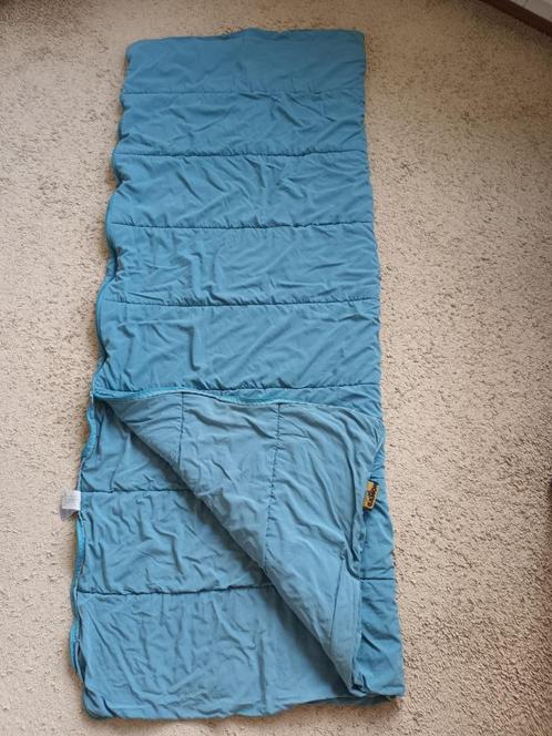 NOMAD slaapzak, 180 x 70 cm, blauw, gewassen, Caravans en Kamperen, Slaapzakken, Gebruikt, Ophalen of Verzenden