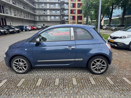 Fiat 500  By diesel - 1.2 AUT 2011 Blauw, Auto's, Fiat, Particulier, Apple Carplay, Bluetooth, Elektrische ramen, Panoramadak