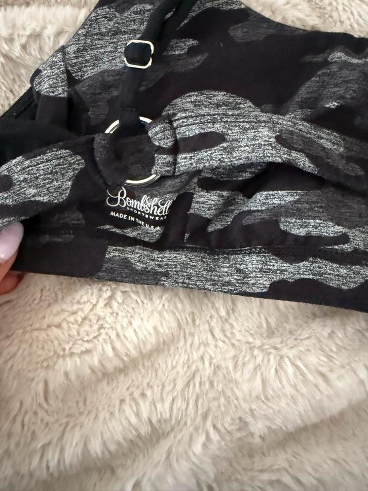 Bombshell Sportswear Sport BH - Weinig Gedragen, Kleding | Dames, Sportkleding, Zwart, Verzenden