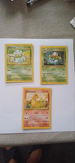 Charmander, Bulbasaur, Ivysaur 1st ed Nederlands, Ophalen of Verzenden, Gebruikt, Losse kaart