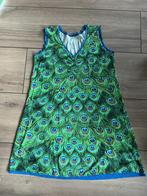 Elizz Jurk Maat 46 Pauwenprint, Kleding | Dames, Jurken, Ophalen of Verzenden, Zo goed als nieuw, Knielengte, Groen