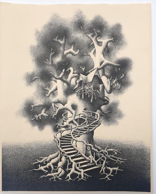 Prentje van Godfried van Utrecht, Antiek en Kunst, Kunst | Litho's en Zeefdrukken, Ophalen