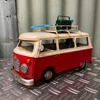 Blikken Volkswagen bus - oldimer VW T2 - surfbus, Nieuw, Ophalen of Verzenden