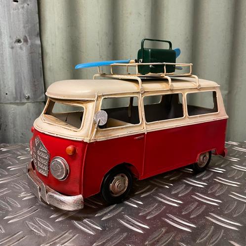 Blikken Volkswagen bus - oldimer VW T2 - surfbus, Huis en Inrichting, Woonaccessoires | Overige, Nieuw, Ophalen of Verzenden