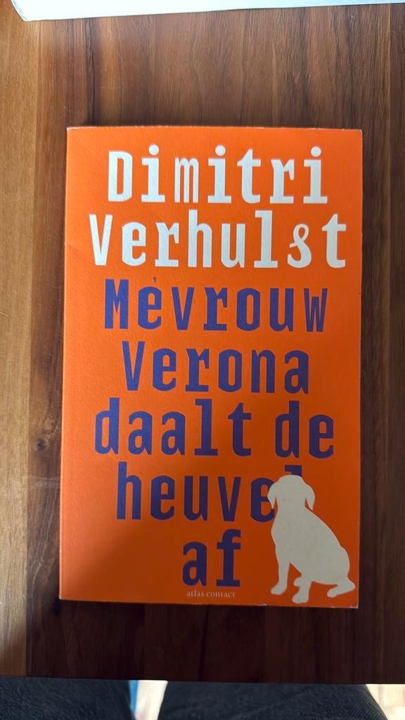 Dimitri Verhulst - Mevrouw Verona daalt de heuvel af, Boeken, Literatuur, Zo goed als nieuw, Ophalen of Verzenden