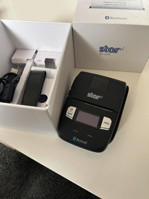 Star SM-L200 draagbare thermische bonprinter ., Computers en Software, Labelprinters, Zo goed als nieuw, Ophalen