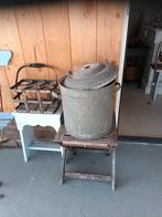 Zinken Teil/Weckketel  met Thermometer, Antiek en Kunst, Curiosa en Brocante, Ophalen