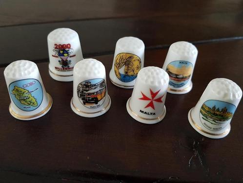 Vingerhoedjes van Cyprus en Malta, mag per stuk, Verzamelen, Overige Verzamelen, Zo goed als nieuw, Ophalen of Verzenden
