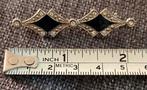 Art Deco stijl broche, Sieraden, Tassen en Uiterlijk, Broches, Overige materialen, 4 tot 7 cm, Gebruikt, Ophalen of Verzenden