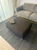 Stijlvolle hocker met chromen poten, Ophalen, Gebruikt, 75 tot 100 cm, Stof