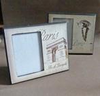 Parijs fotolijstjes Paris staande fotolijsten 2x, Minder dan 50 cm, Gebruikt, Ophalen of Verzenden, Minder dan 50 cm