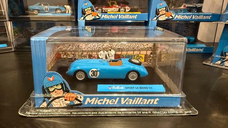 Nr29. Vaillante Le Mans 39 (seal) - Michel Vaillant, Hobby en Vrije tijd, Modelauto's | 1:43, Gebruikt, Auto, Overige merken, Ophalen of Verzenden