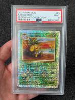 Pokémon PSA 9 Exeggutor Rev. holo #23 legendary collection, Ophalen of Verzenden, Zo goed als nieuw, Losse kaart, Foil