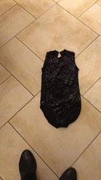 TEMA TURN turnpakje mouwloos maat 164, Zwart, Ophalen of Verzenden, Zo goed als nieuw, Turnpak(je)