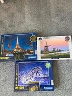 PUZZELS.  3. STUKS.  1000. STUKS, Ophalen of Verzenden, Zo goed als nieuw