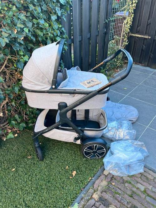 Nuna Demi Grow Duo Kinderwagen, Kinderen en Baby's, Kinderwagens en Combinaties, Gebruikt, Combiwagen, Overige merken, Met reiswieg