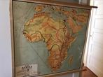 Oude schoolplaat van Afrika, Antiek en Kunst, Antiek | Schoolplaten, Ophalen