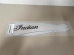 Sticker - Tank decals voor Indian Scout. Zilver met zwart/wi, Motoren, Accessoires | Stickers, Ophalen of Verzenden