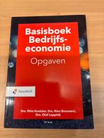 Basisboek Bedrijfseconomie - Opgaven, Ophalen of Verzenden, Zo goed als nieuw, Economie en Marketing
