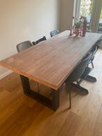 Tafel 220x100, Huis en Inrichting, Tafels | Eettafels, Ophalen, 200 cm of meer, Zo goed als nieuw, Vijf personen of meer