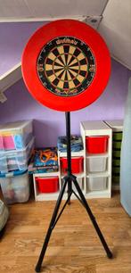 Dartbord op statief, Sport en Fitness, Darts, Ophalen, Zo goed als nieuw, Dartbord