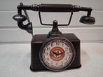 Retro klok telefoon, Ophalen of Verzenden, Nieuw, Wandklok