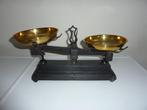 Balansweegschaal met messing schalen., Ophalen of Verzenden