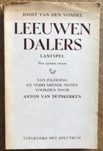 Leeuwendalers - Joost van den Vondel, Boeken, Gelezen, Joost van den Vondel, Eén auteur, Ophalen of Verzenden