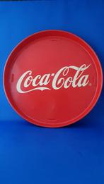 Vintage rond blikken dienblad van Coca-Cola. 1A2