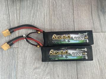 2x Gens Ace 6500mAh 3S Bashing 60C (XT90) beschikbaar voor biedingen
