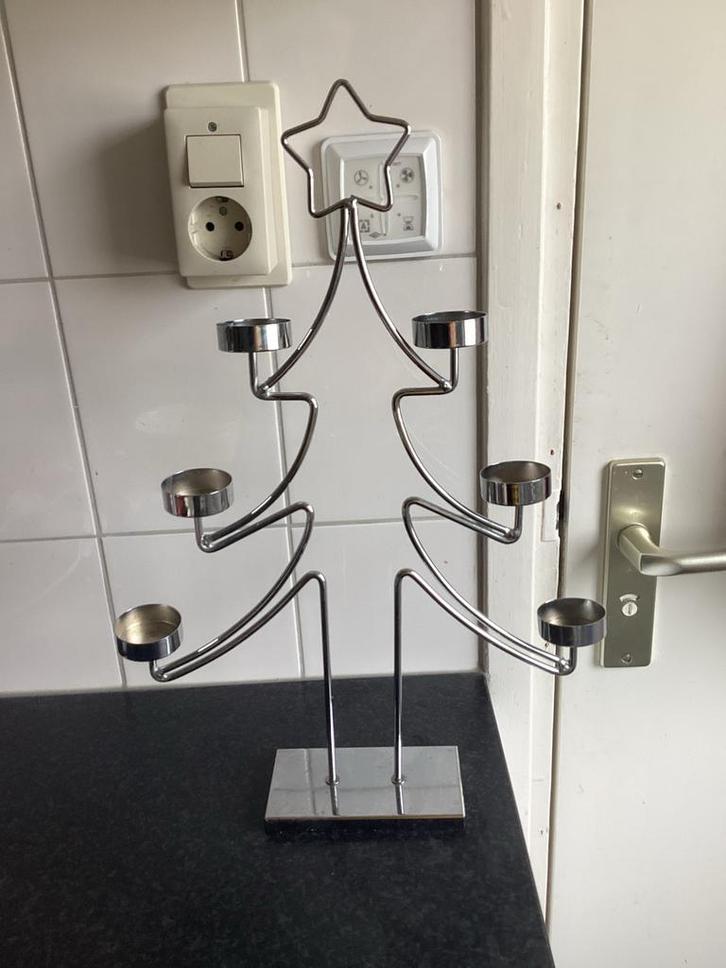 Kerstboom Waxinelichthouder - Sfeervolle Decoratie, Huis en Inrichting, Woonaccessoires | Kandelaars en Kaarsen, Nieuw, Kandelaar
