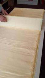 Stof, Licht gele voeringstof 15,5 meter, Hobby en Vrije tijd, Stoffen en Lappen, Overige materialen, 120 cm of meer, Geel, Ophalen of Verzenden