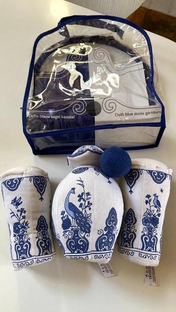 Delfts Blauw Kegel Stoffen Kaststel Piet Design in OVP beschikbaar voor biedingen