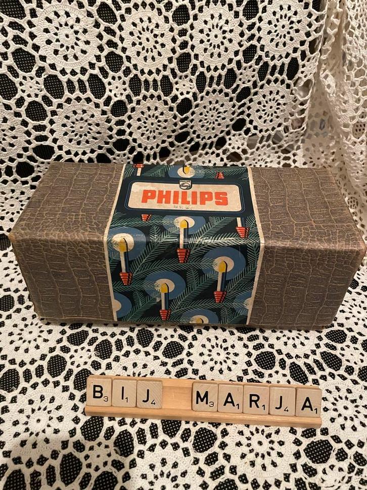 Oude kerstverlichting kerstlampjes Philips, Diversen, Kerst, Gebruikt, Ophalen of Verzenden