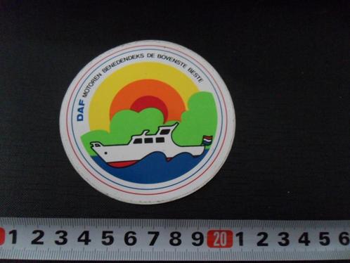 sticker DAF motoren benedendeks de bovenste beste, Verzamelen, Stickers, Zo goed als nieuw, Bedrijf of Vereniging, Ophalen