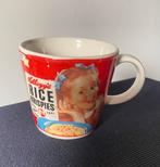 Vintage mok van Kellogg’s Rice Krispies met meisje., Overige materialen, Ophalen of Verzenden, Zo goed als nieuw, Overige stijlen