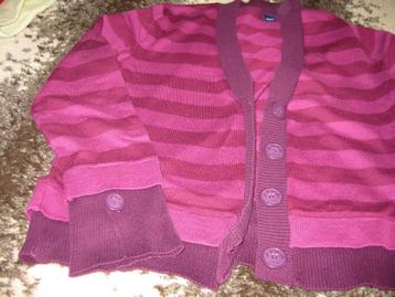 Cecil vest, horizontale strepen paarse tinten., maat: XL. beschikbaar voor biedingen