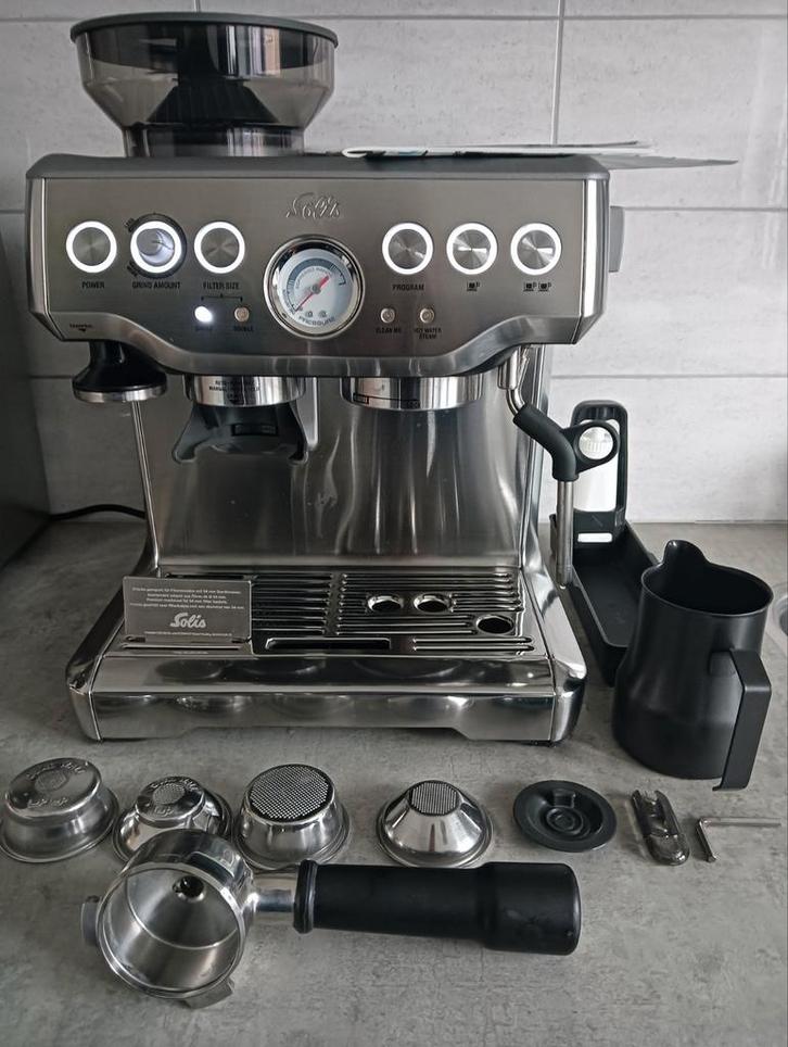 Solis Grind and Infuse (Sage Barista Express), Witgoed en Apparatuur, Koffiezetapparaten, Zo goed als nieuw, Espresso apparaat
