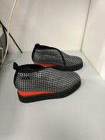 United Nude Sleehak Zwart/Wit/Oranje - Maat 40, Ophalen of Verzenden, Zo goed als nieuw, Zwart, Schoenen met hoge hakken