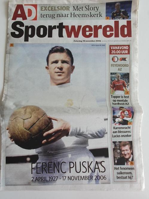AD Sportwereld 18-11-2006, Verzamelen, Sportartikelen en Voetbal, Zo goed als nieuw, Boek of Tijdschrift, Overige binnenlandse clubs