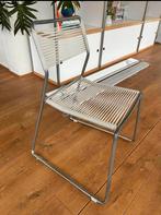Vintage Ikea Melker spaghetti stoel, Huis en Inrichting, Ophalen, Kunststof, Wit, Zo goed als nieuw