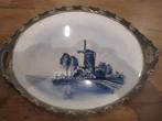 Antiek dienblad Delfts blauw delfs blauw, Antiek en Kunst, Curiosa en Brocante, Ophalen of Verzenden
