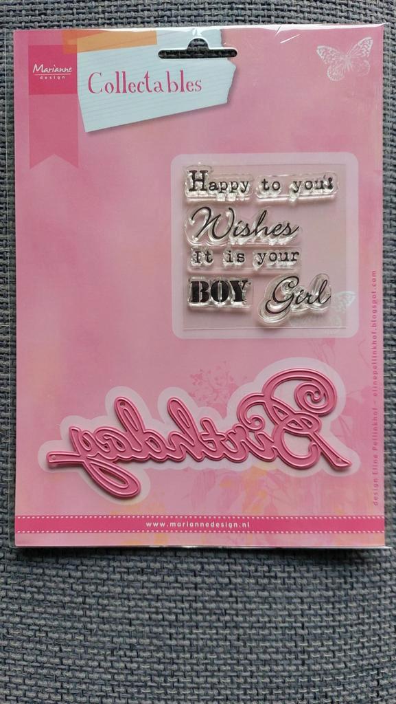 Marianne Design Collectables COL1349 Stempel & Stans, Hobby en Vrije tijd, Stempelen, Nieuw, Clearstamp, Ophalen of Verzenden