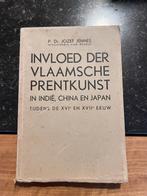 Invloed der Vlaamsche prentkunst in Indië, China en Japan ti, Antiek en Kunst, Ophalen of Verzenden, P. Dr. Jozef Jennes