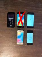 Partij Oude Iphones & Samsung (SE, 5s, 6s, Galaxy A3), Telecommunicatie, Mobiele telefoons | Apple iPhone, Gebruikt, 16 GB, Zwart
