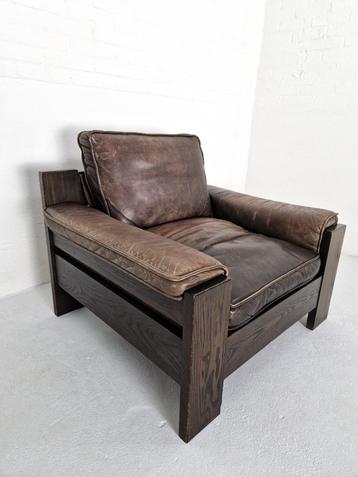 Brutalist Lounger Harry de Groot voor Leolux beschikbaar voor biedingen